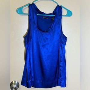 Women’s Satin Blue Tank